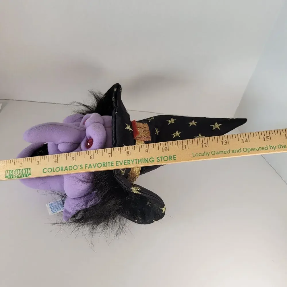 Animated Talking Witch Head Plush 14